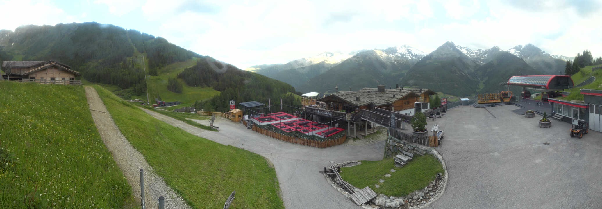Archiv Foto Webcam Klausberg - Blick auf Kristallalm im Ahrntal (Südtirol)