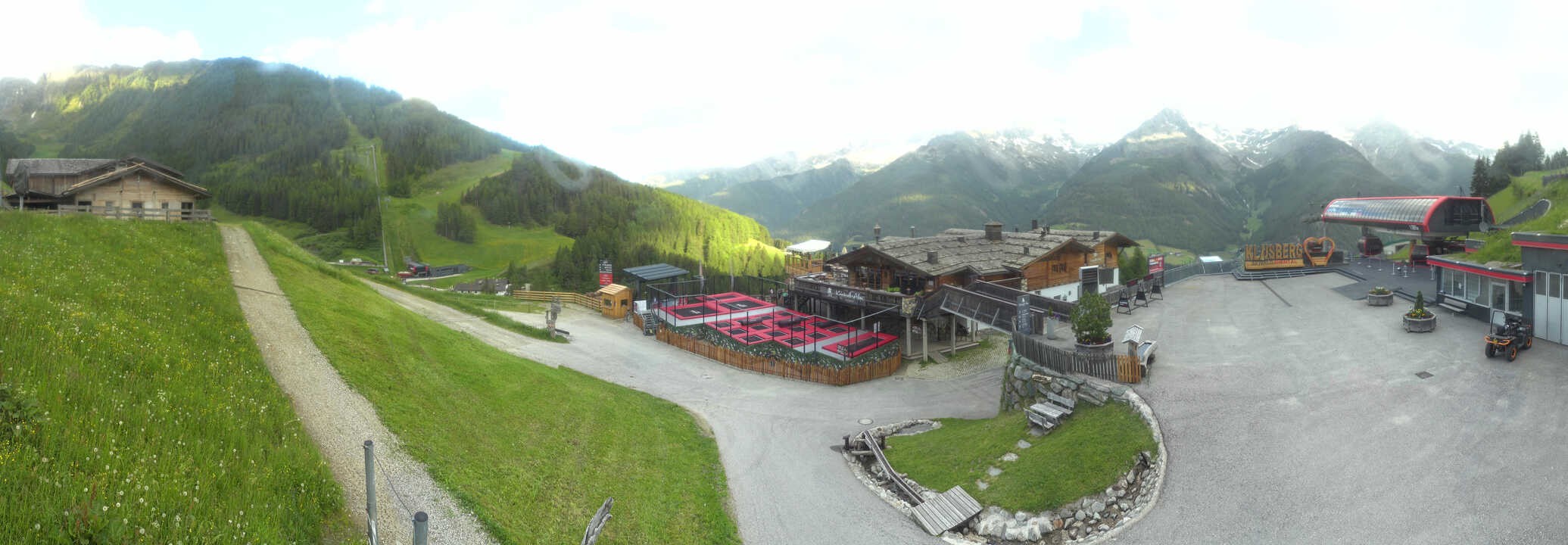 Archiv Foto Webcam Klausberg - Blick auf Kristallalm im Ahrntal (Südtirol)