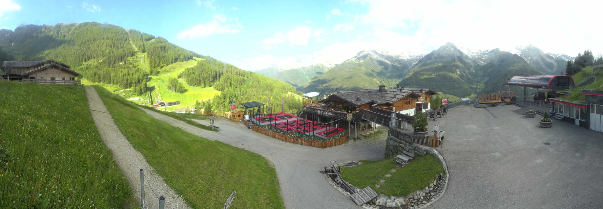 Archiv Foto Webcam Klausberg - Blick auf Kristallalm im Ahrntal (Südtirol)