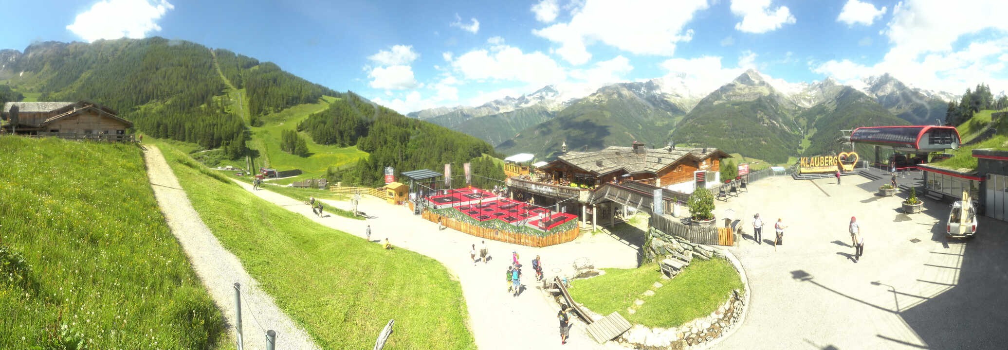 Archiv Foto Webcam Klausberg - Blick auf Kristallalm im Ahrntal (Südtirol)