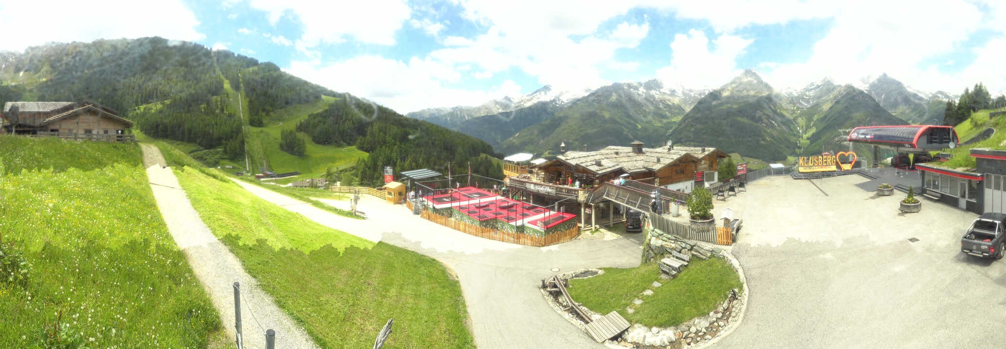 Archiv Foto Webcam Klausberg - Blick auf Kristallalm im Ahrntal (Südtirol)