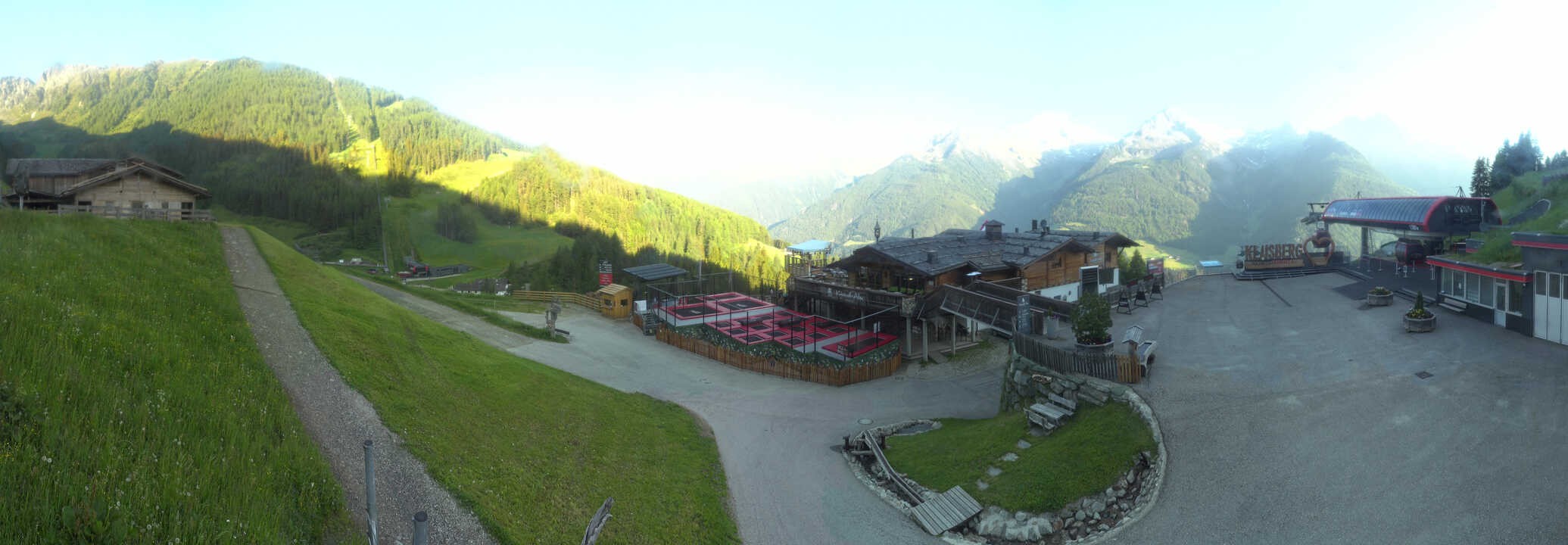 Archiv Foto Webcam Klausberg - Blick auf Kristallalm im Ahrntal (Südtirol)