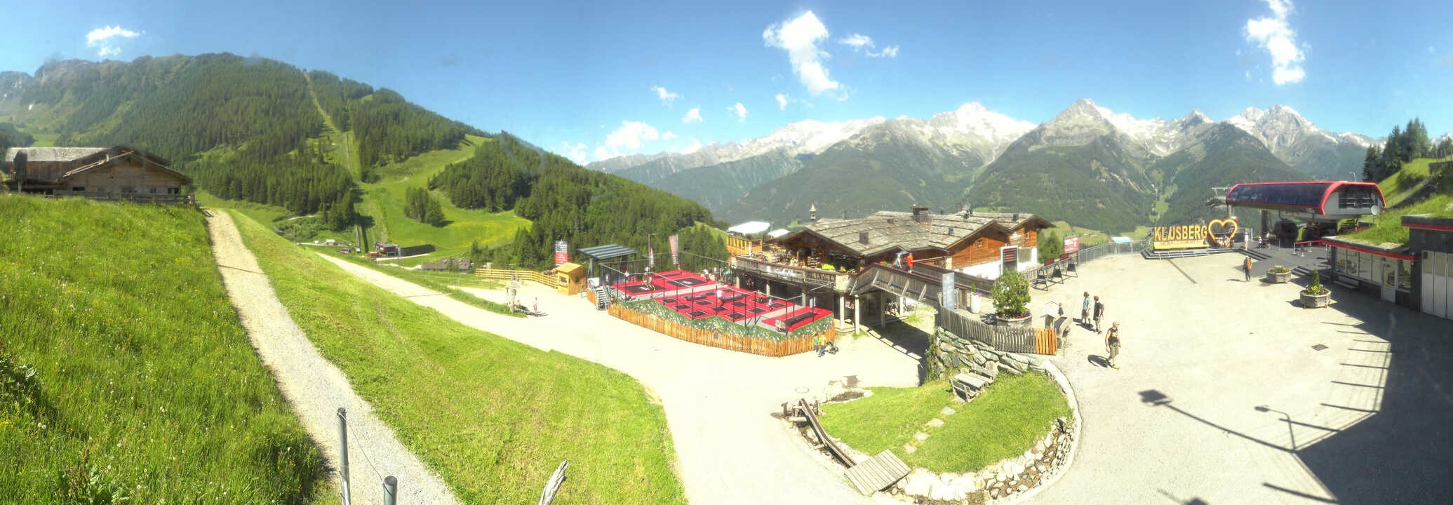 Archiv Foto Webcam Klausberg - Blick auf Kristallalm im Ahrntal (Südtirol)