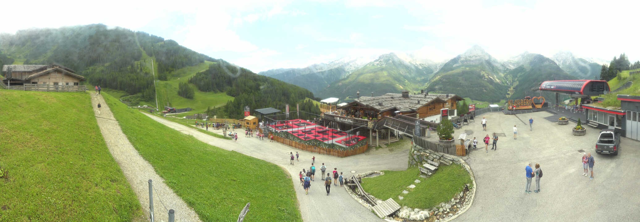 Archived image Webcam Klausberg - mountain restaurant Kristallalm in Ahrn Valley (South Tyrol)