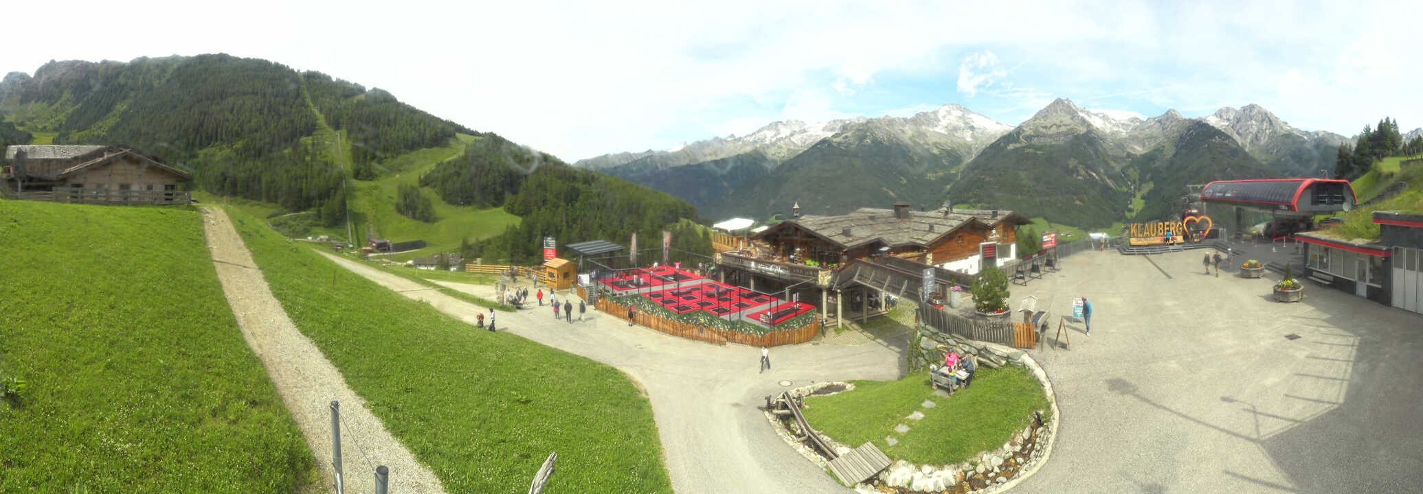 Archived image Webcam Klausberg - mountain restaurant Kristallalm in Ahrn Valley (South Tyrol)