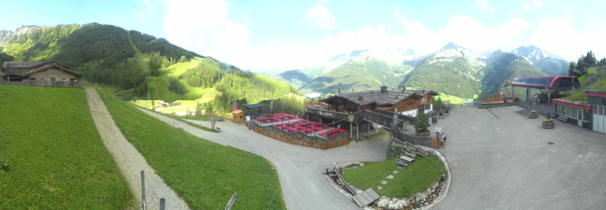 Archiv Foto Webcam Klausberg - Blick auf Kristallalm im Ahrntal (Südtirol)
