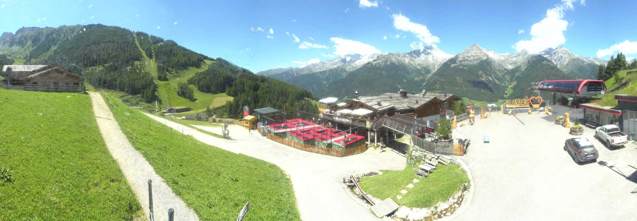 Archived image Webcam Klausberg - mountain restaurant Kristallalm in Ahrn Valley (South Tyrol)