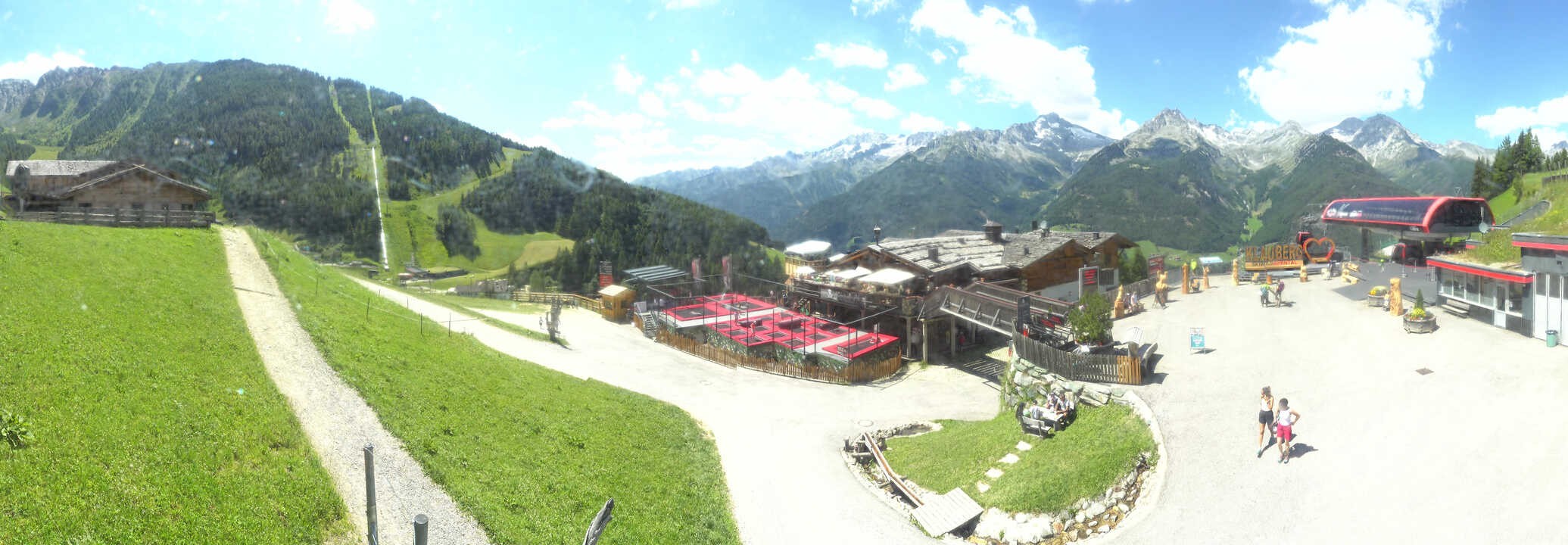 Archived image Webcam Klausberg - mountain restaurant Kristallalm in Ahrn Valley (South Tyrol)
