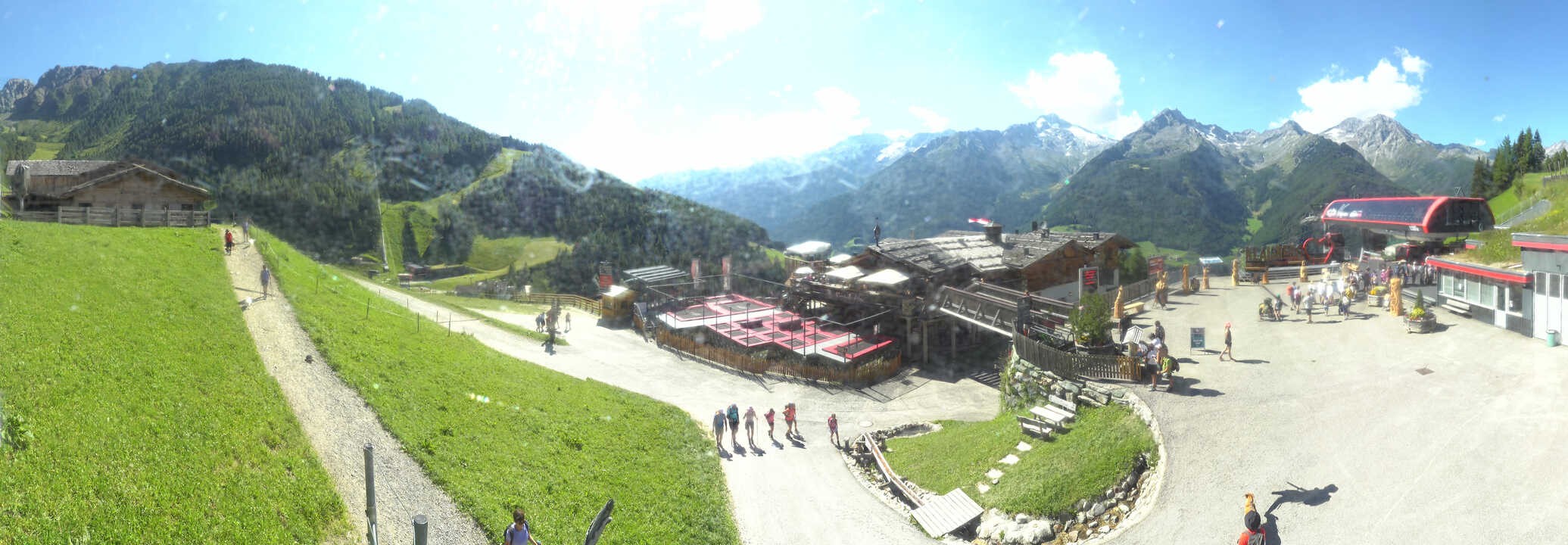 Archived image Webcam Klausberg - mountain restaurant Kristallalm in Ahrn Valley (South Tyrol)