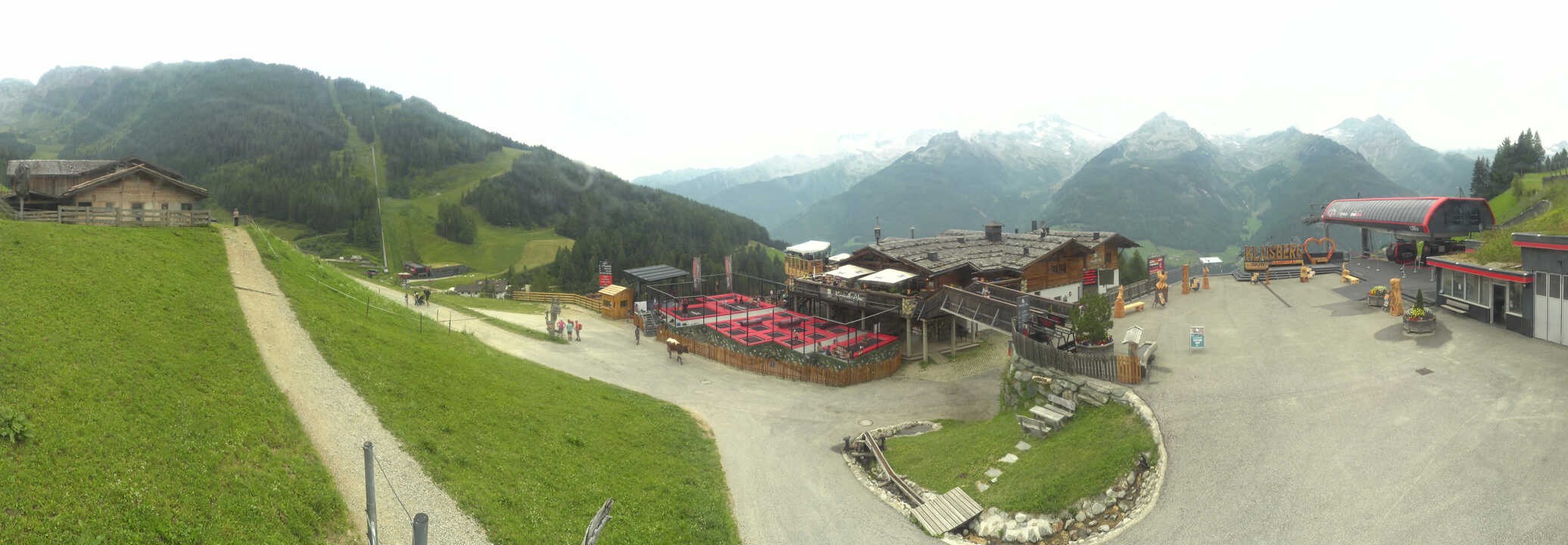 Archived image Webcam Klausberg - mountain restaurant Kristallalm in Ahrn Valley (South Tyrol)