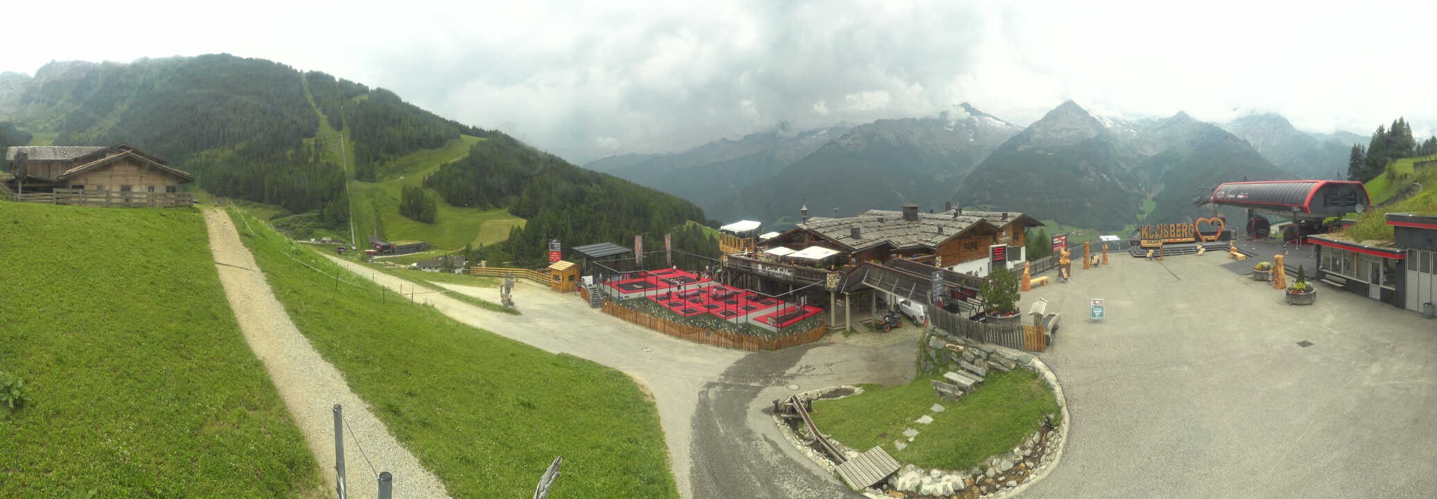 Archived image Webcam Klausberg - mountain restaurant Kristallalm in Ahrn Valley (South Tyrol)