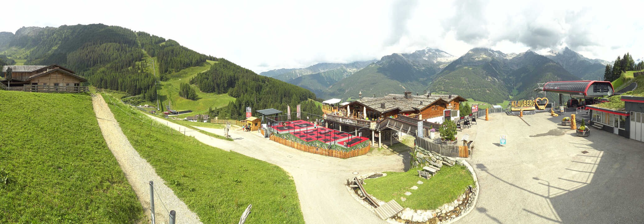 Archived image Webcam Klausberg - mountain restaurant Kristallalm in Ahrn Valley (South Tyrol)