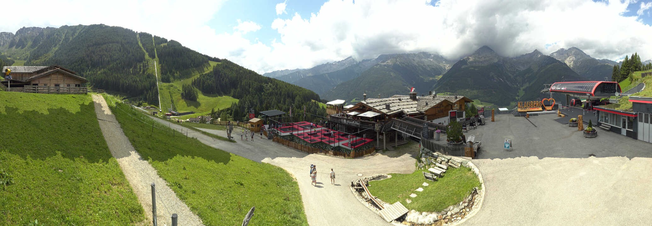 Archived image Webcam Klausberg - mountain restaurant Kristallalm in Ahrn Valley (South Tyrol)