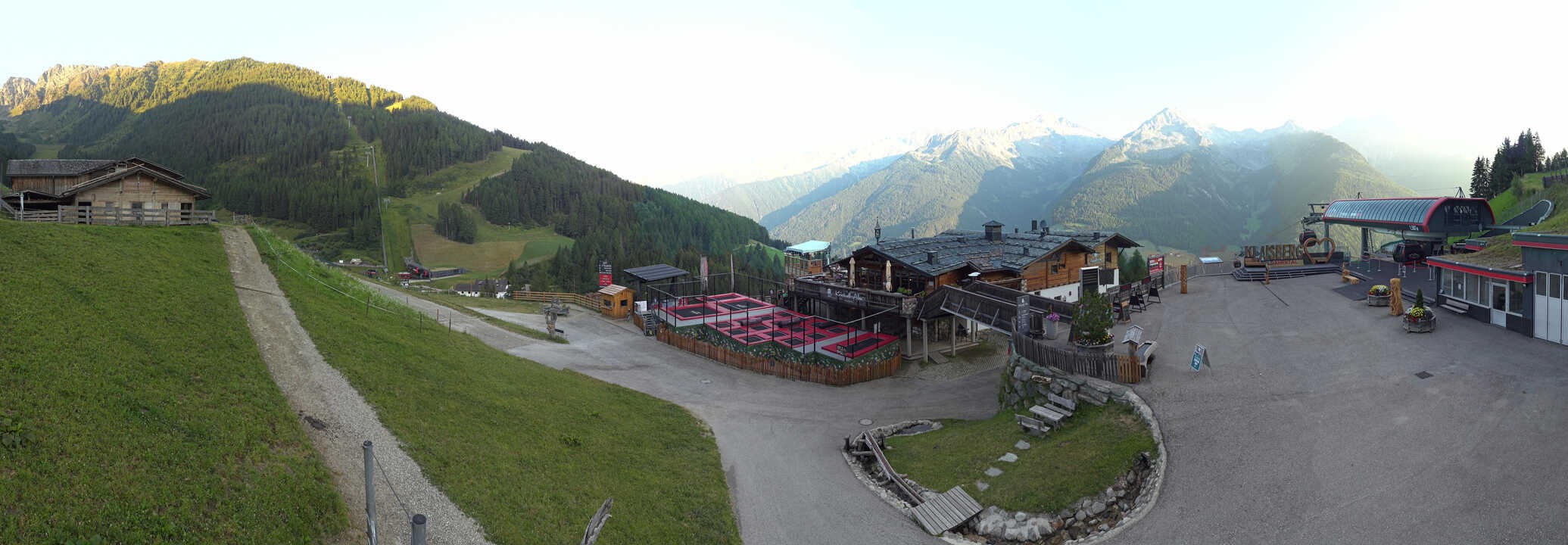 Archiv Foto Webcam Klausberg - Blick auf Kristallalm im Ahrntal (Südtirol)