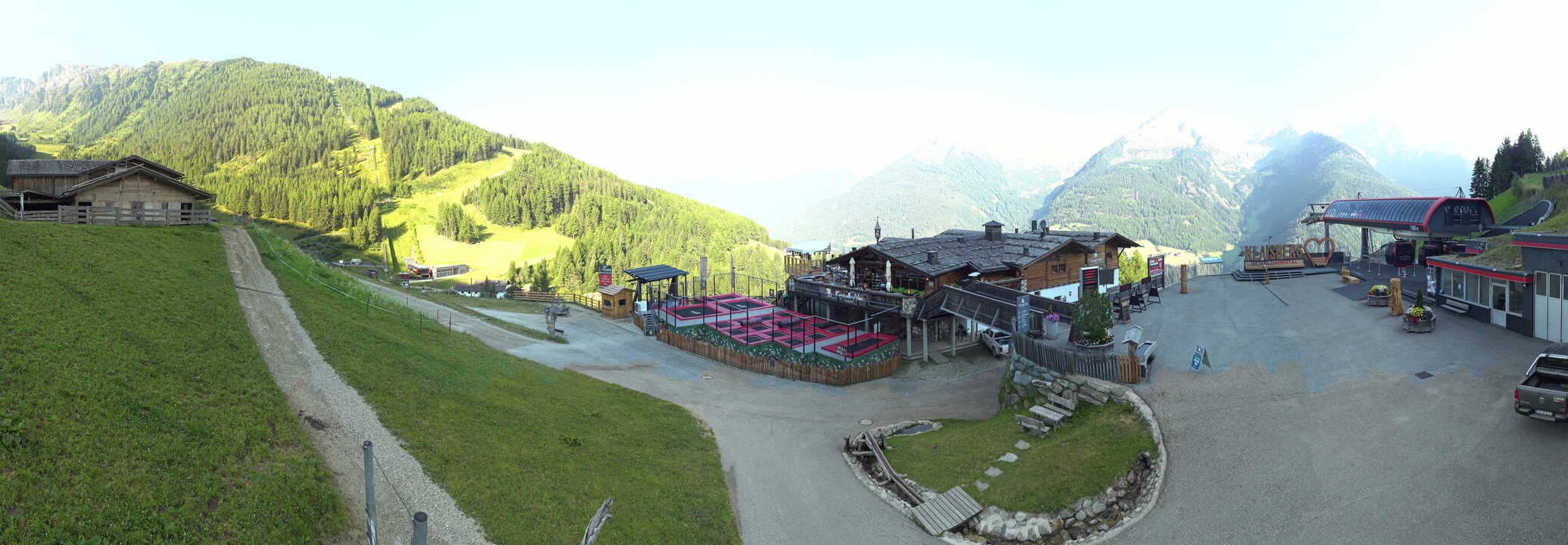 Archiv Foto Webcam Klausberg - Blick auf Kristallalm im Ahrntal (Südtirol)