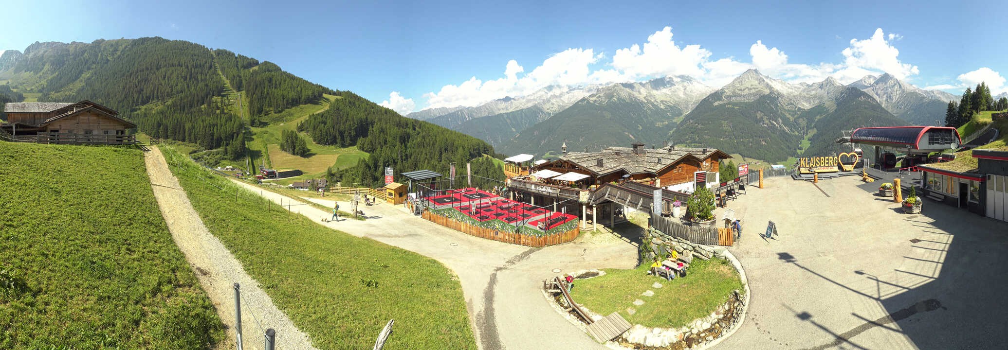 Archiv Foto Webcam Klausberg - Blick auf Kristallalm im Ahrntal (Südtirol)