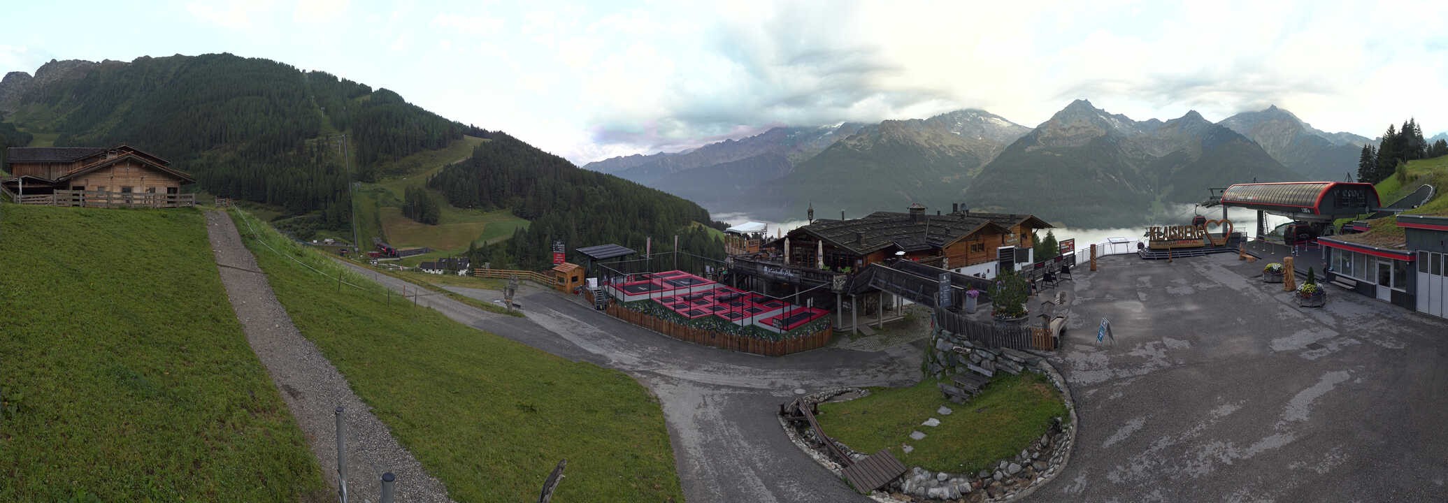 Archiv Foto Webcam Klausberg - Blick auf Kristallalm im Ahrntal (Südtirol)