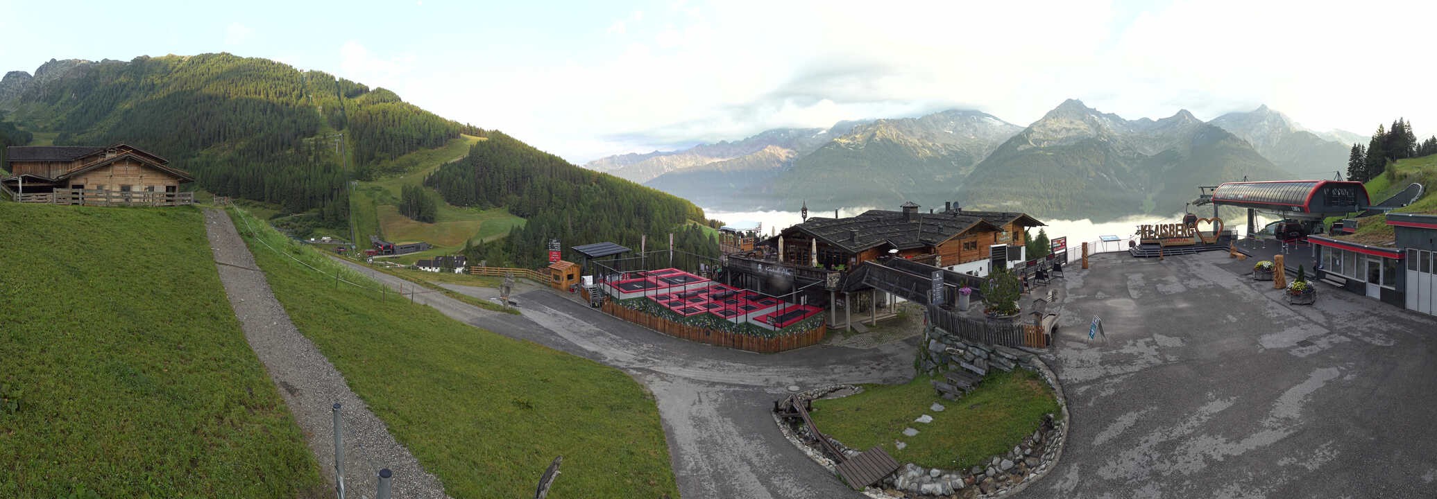 Archiv Foto Webcam Klausberg - Blick auf Kristallalm im Ahrntal (Südtirol)