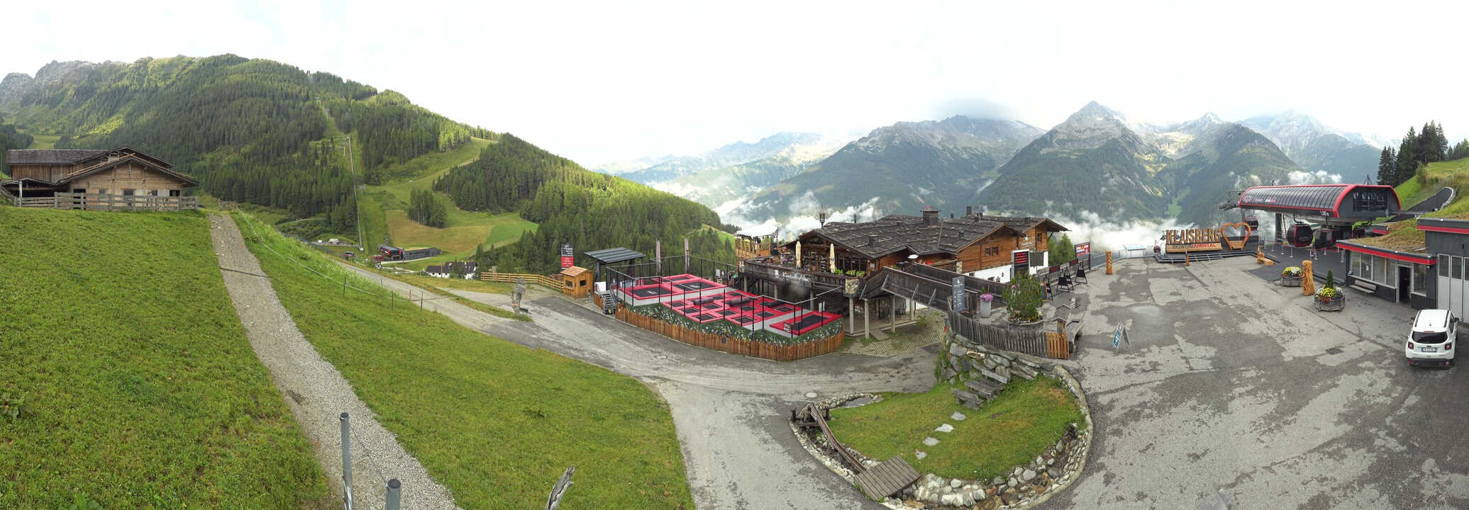 Archiv Foto Webcam Klausberg - Blick auf Kristallalm im Ahrntal (Südtirol)