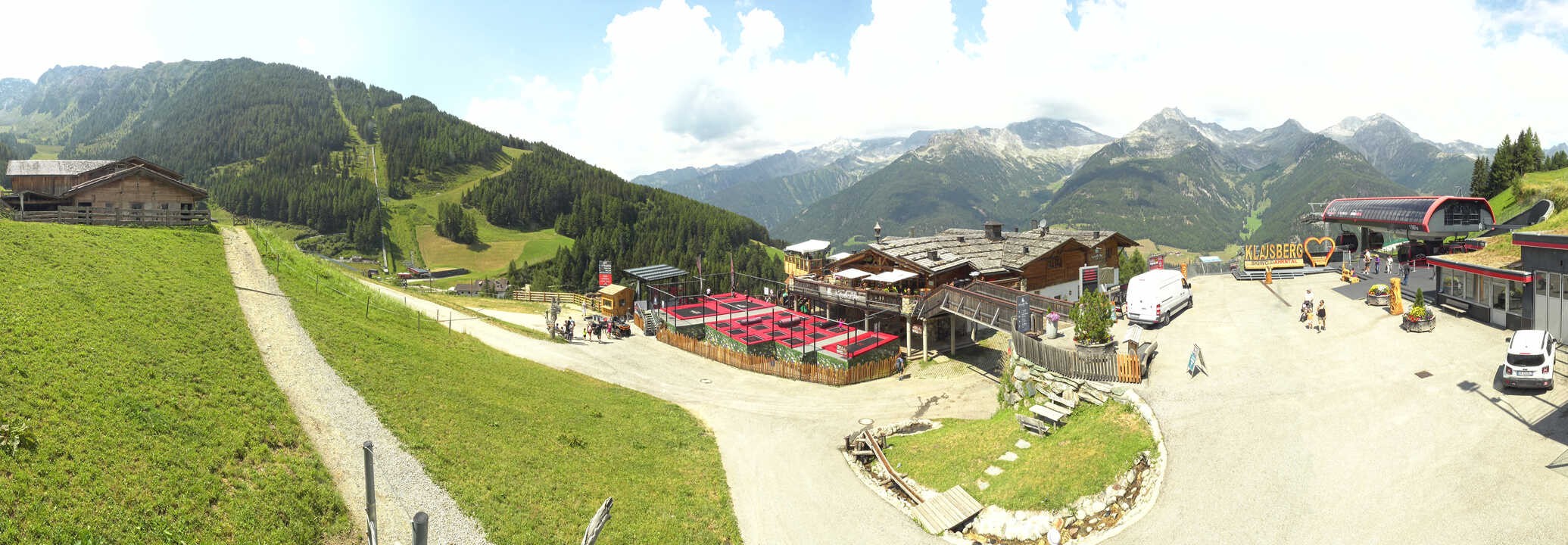 Archiv Foto Webcam Klausberg - Blick auf Kristallalm im Ahrntal (Südtirol)