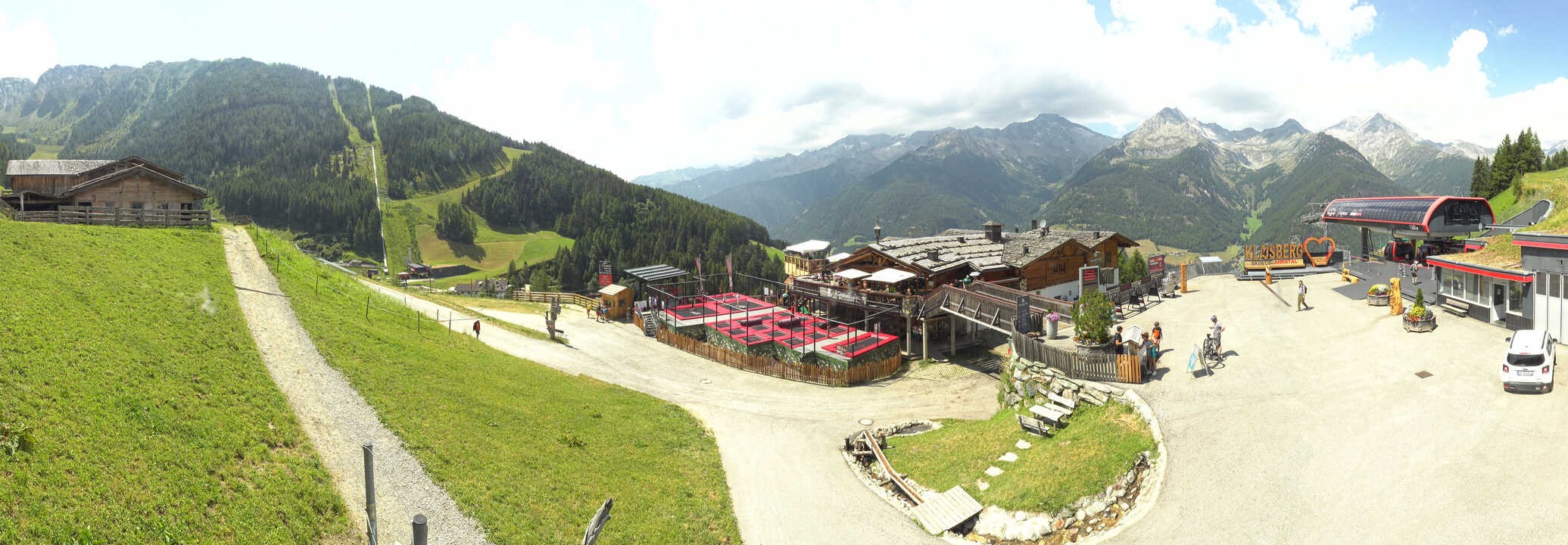 Archiv Foto Webcam Klausberg - Blick auf Kristallalm im Ahrntal (Südtirol)