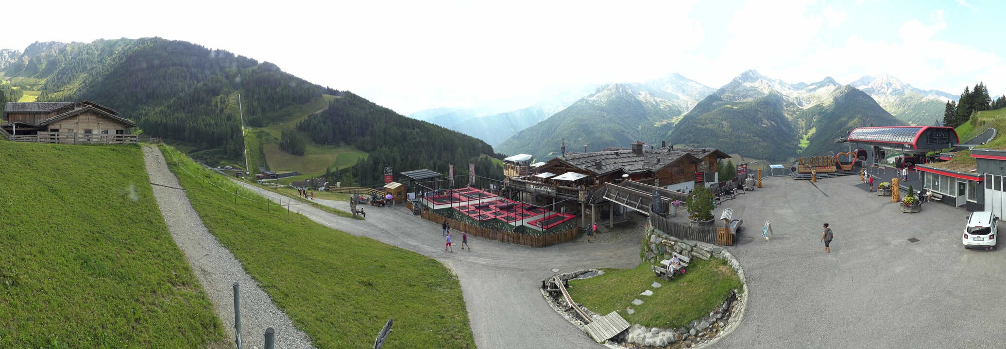 Archived image Webcam Klausberg - mountain restaurant Kristallalm in Ahrn Valley (South Tyrol)