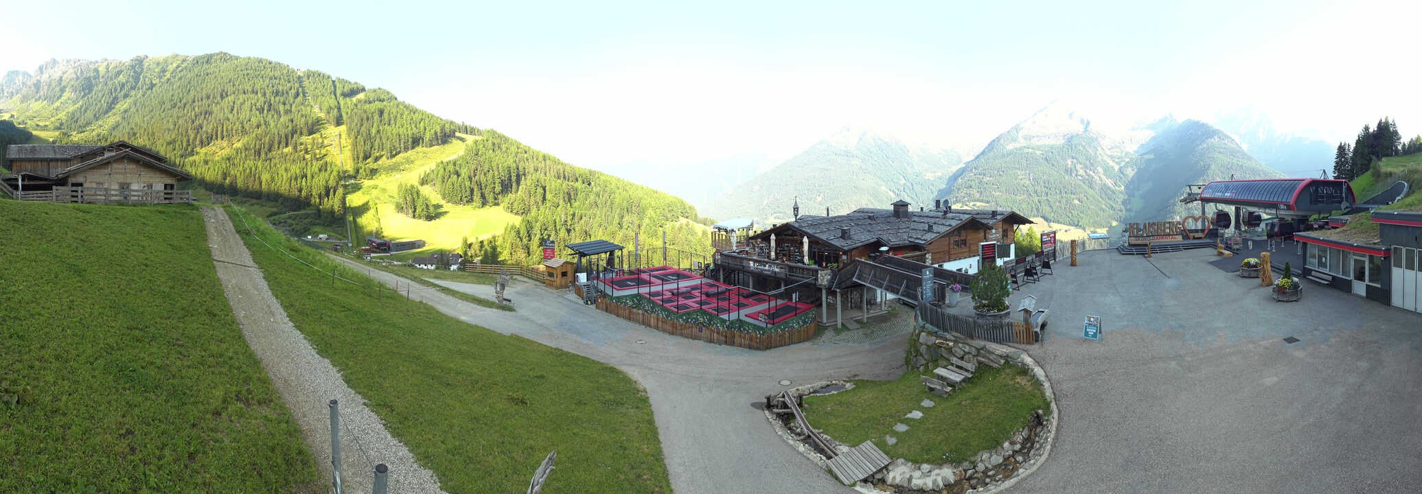 Archiv Foto Webcam Klausberg - Blick auf Kristallalm im Ahrntal (Südtirol)