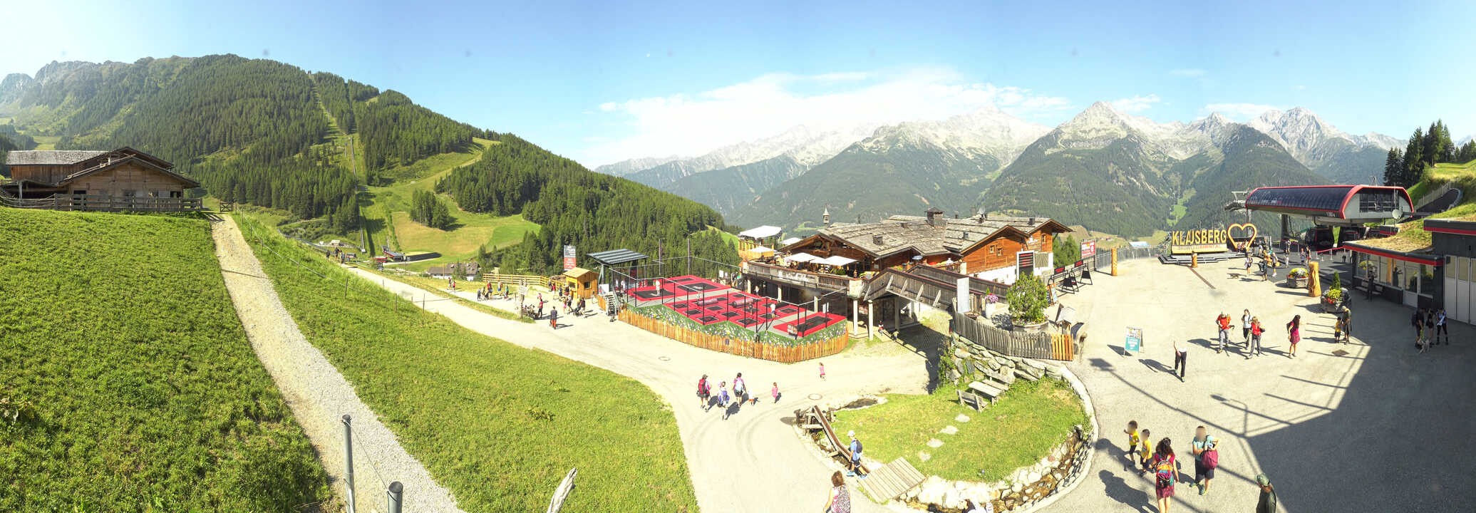 Archiv Foto Webcam Klausberg - Blick auf Kristallalm im Ahrntal (Südtirol)