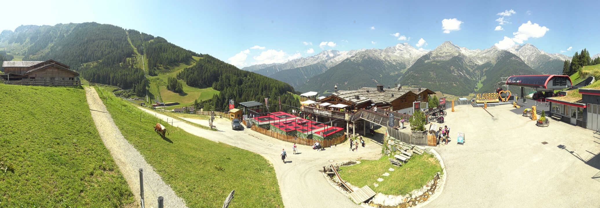 Archiv Foto Webcam Klausberg - Blick auf Kristallalm im Ahrntal (Südtirol)