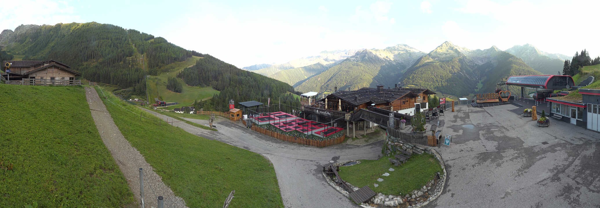Archiv Foto Webcam Klausberg - Blick auf Kristallalm im Ahrntal (Südtirol)
