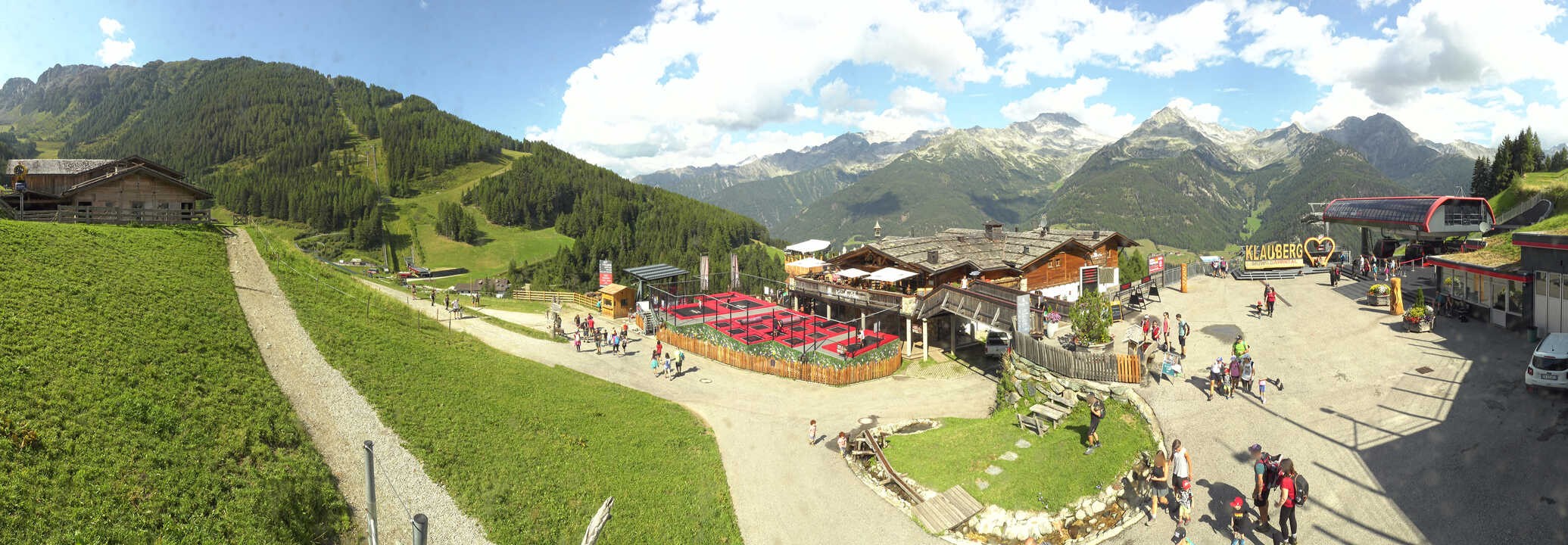 Archiv Foto Webcam Klausberg - Blick auf Kristallalm im Ahrntal (Südtirol)