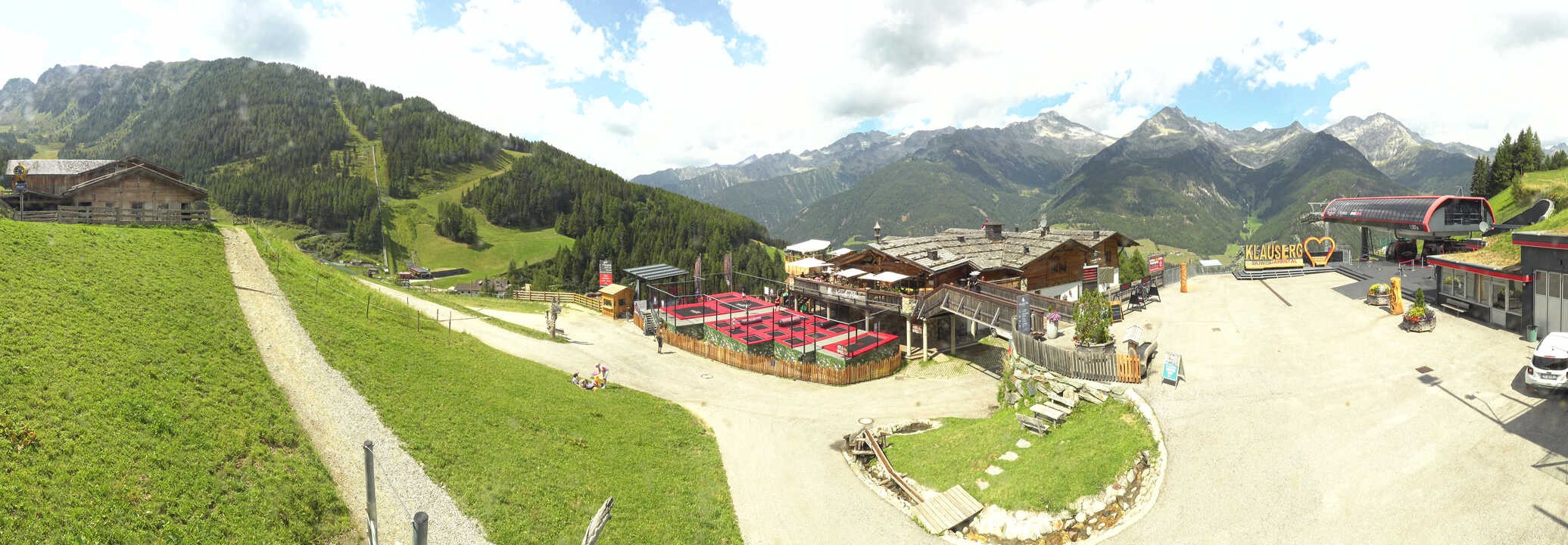 Archiv Foto Webcam Klausberg - Blick auf Kristallalm im Ahrntal (Südtirol)