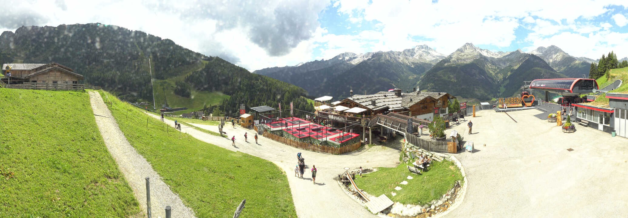 Archiv Foto Webcam Klausberg - Blick auf Kristallalm im Ahrntal (Südtirol)