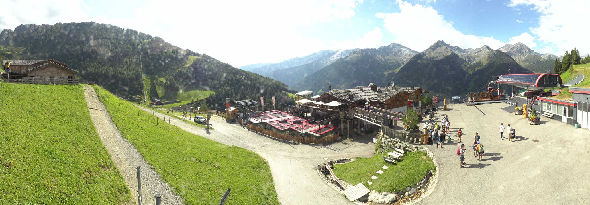 Archiv Foto Webcam Klausberg - Blick auf Kristallalm im Ahrntal (Südtirol)
