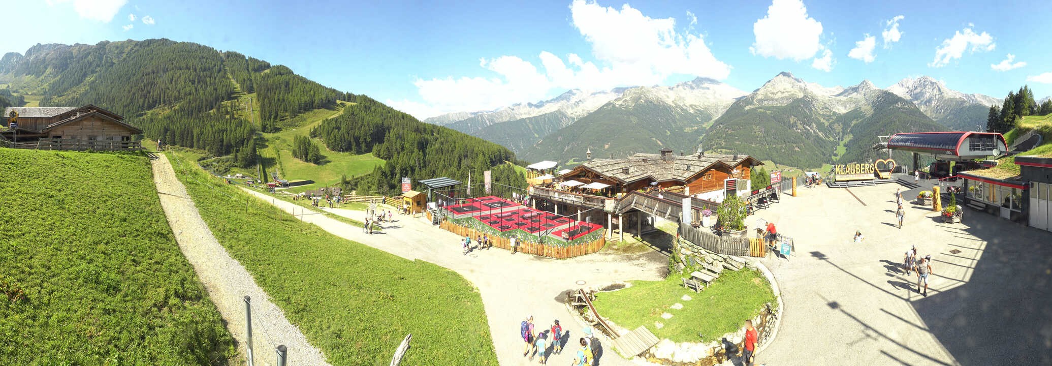 Archiv Foto Webcam Klausberg - Blick auf Kristallalm im Ahrntal (Südtirol)