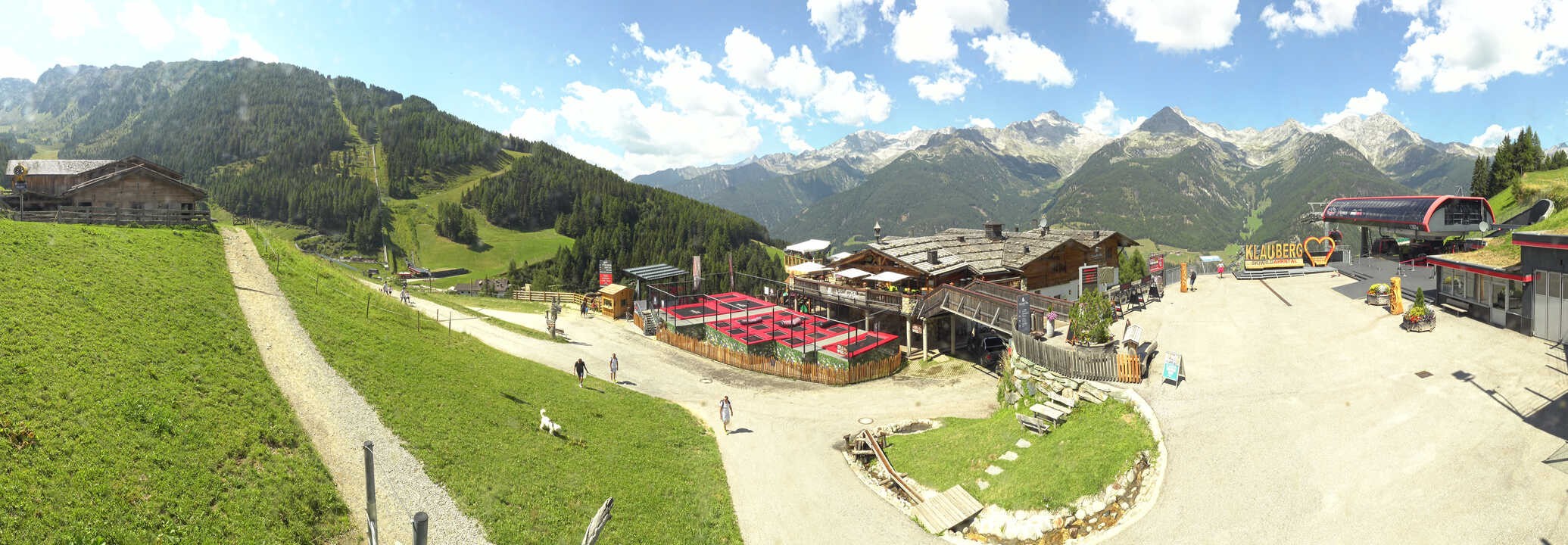 Archiv Foto Webcam Klausberg - Blick auf Kristallalm im Ahrntal (Südtirol)