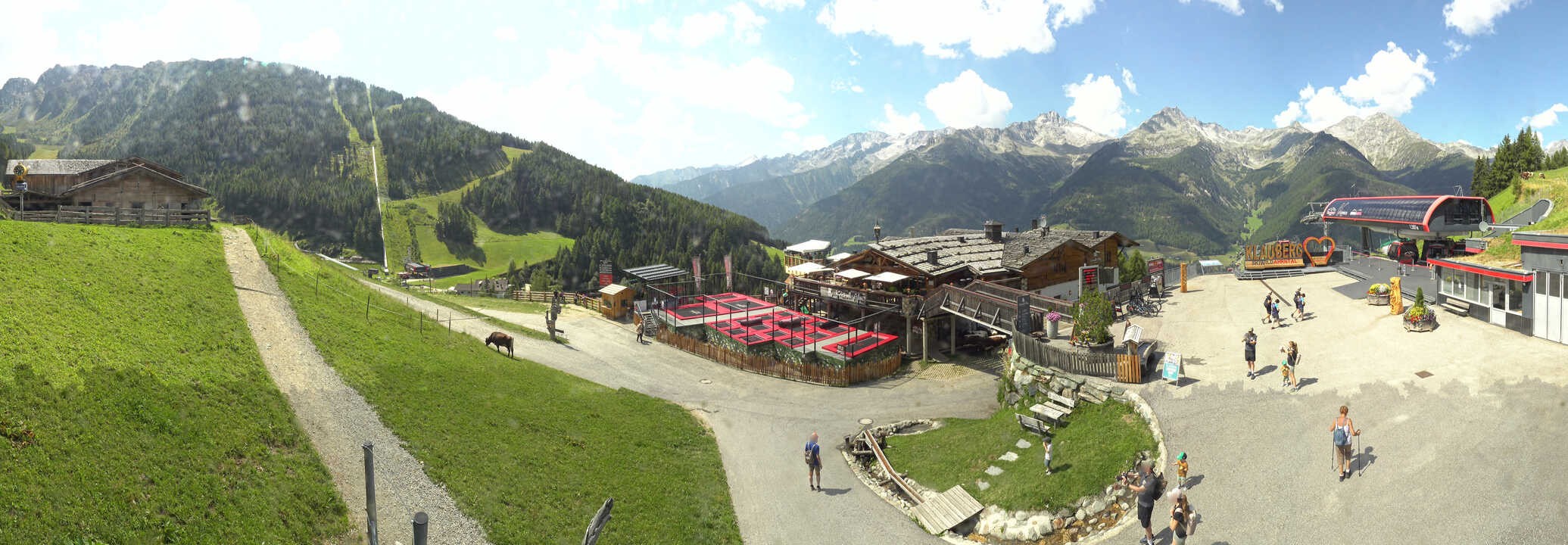 Archiv Foto Webcam Klausberg - Blick auf Kristallalm im Ahrntal (Südtirol)