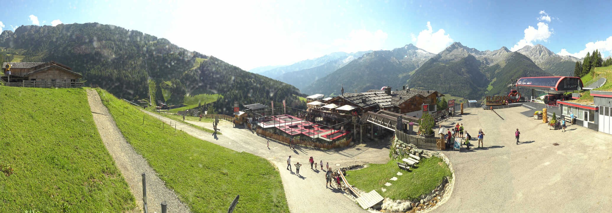 Archiv Foto Webcam Klausberg - Blick auf Kristallalm im Ahrntal (Südtirol)