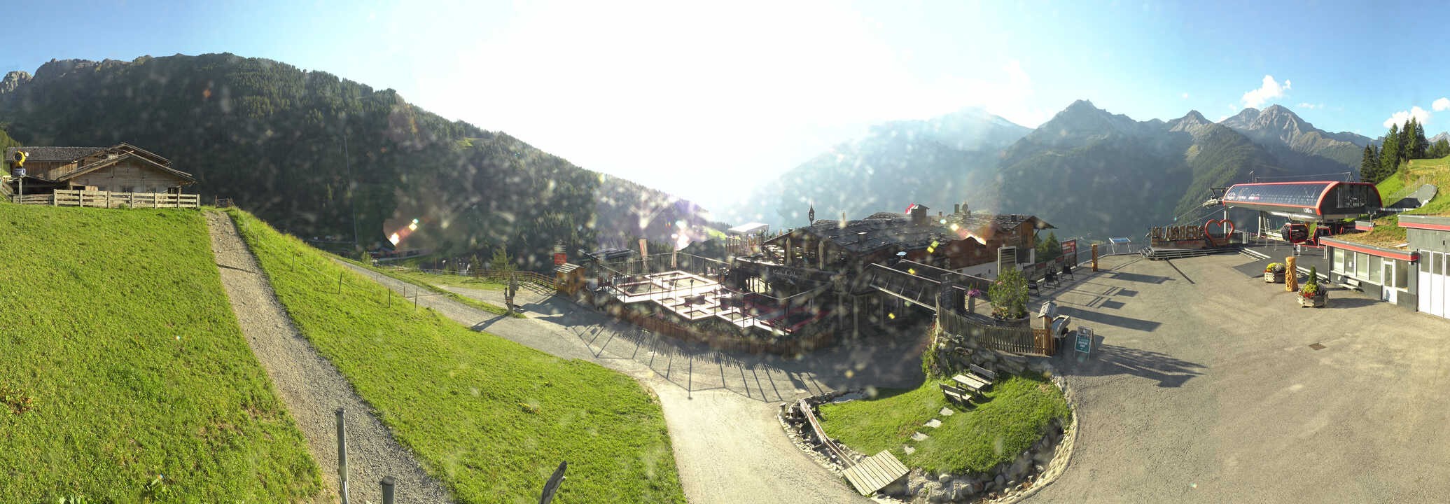 Archiv Foto Webcam Klausberg - Blick auf Kristallalm im Ahrntal (Südtirol)
