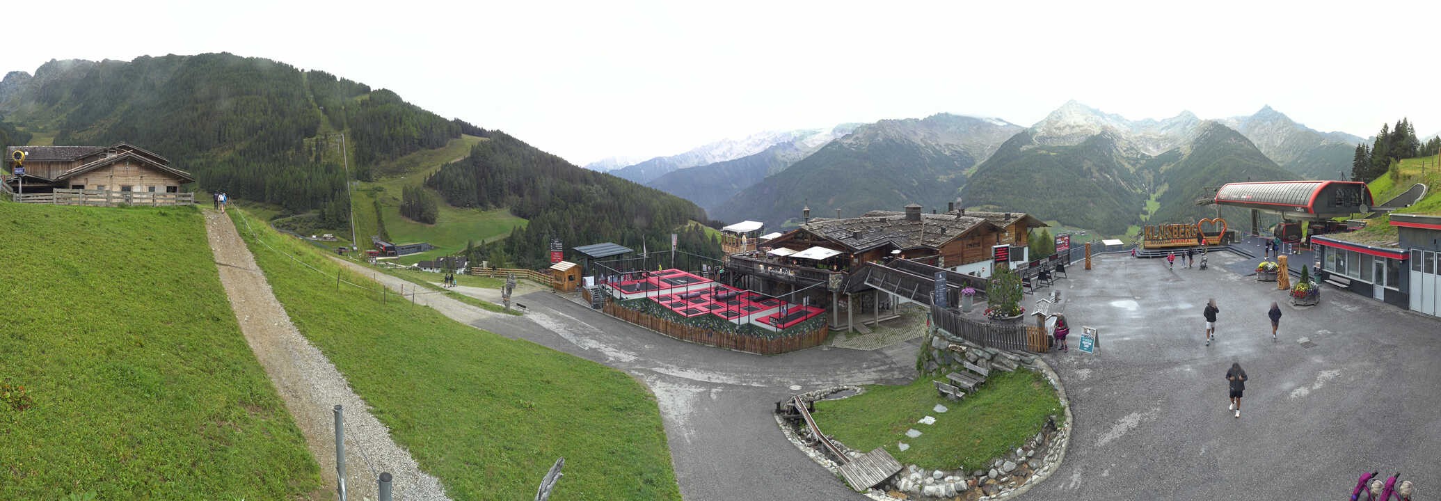 Archiv Foto Webcam Klausberg - Blick auf Kristallalm im Ahrntal (Südtirol)