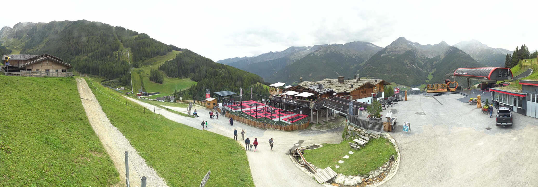 Archived image Webcam Klausberg - mountain restaurant Kristallalm in Ahrn Valley (South Tyrol)