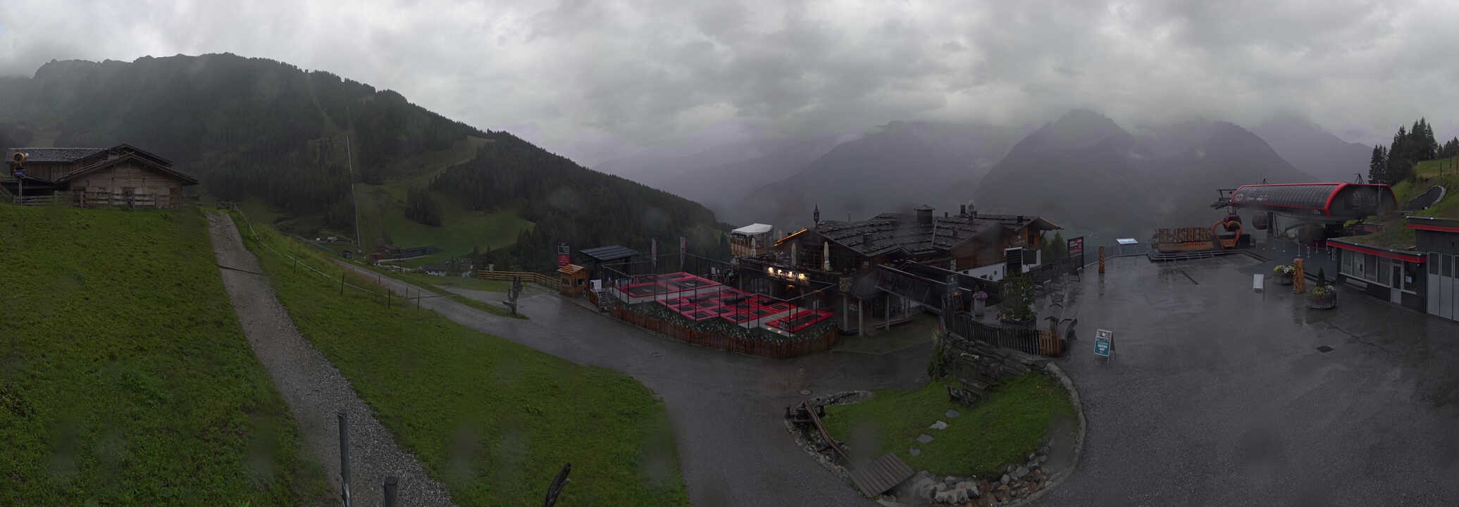 Archived image Webcam Klausberg - mountain restaurant Kristallalm in Ahrn Valley (South Tyrol)
