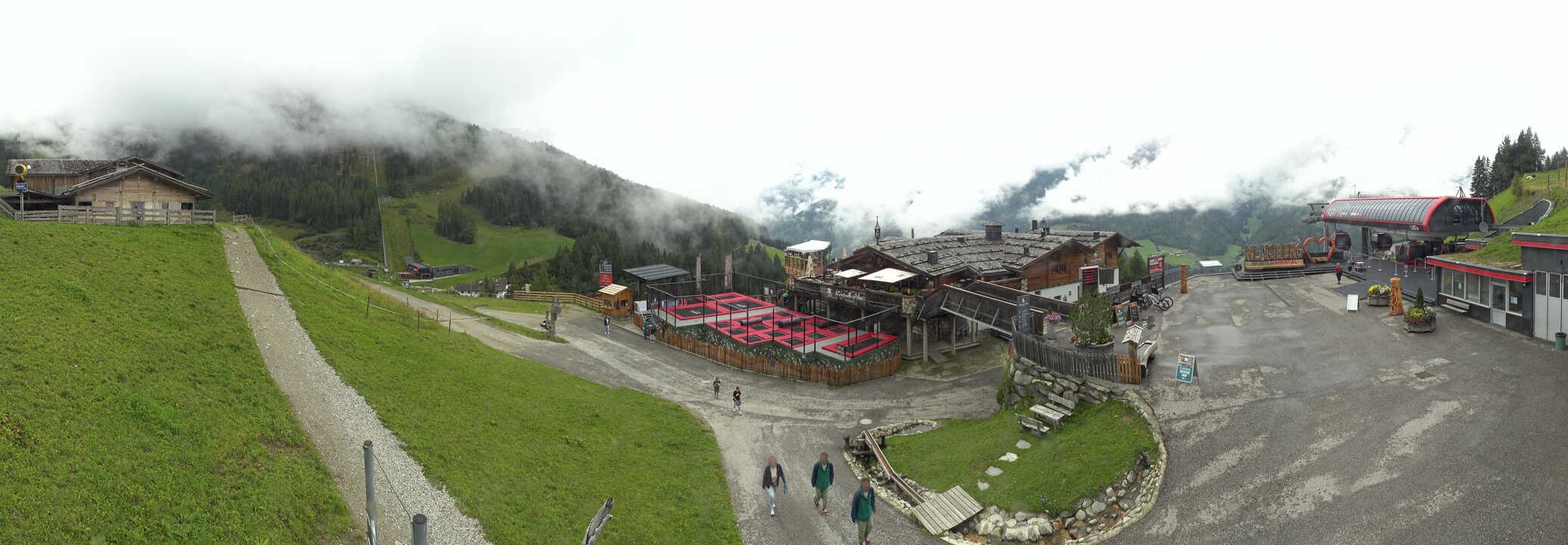 Archiv Foto Webcam Klausberg - Blick auf Kristallalm im Ahrntal (Südtirol)
