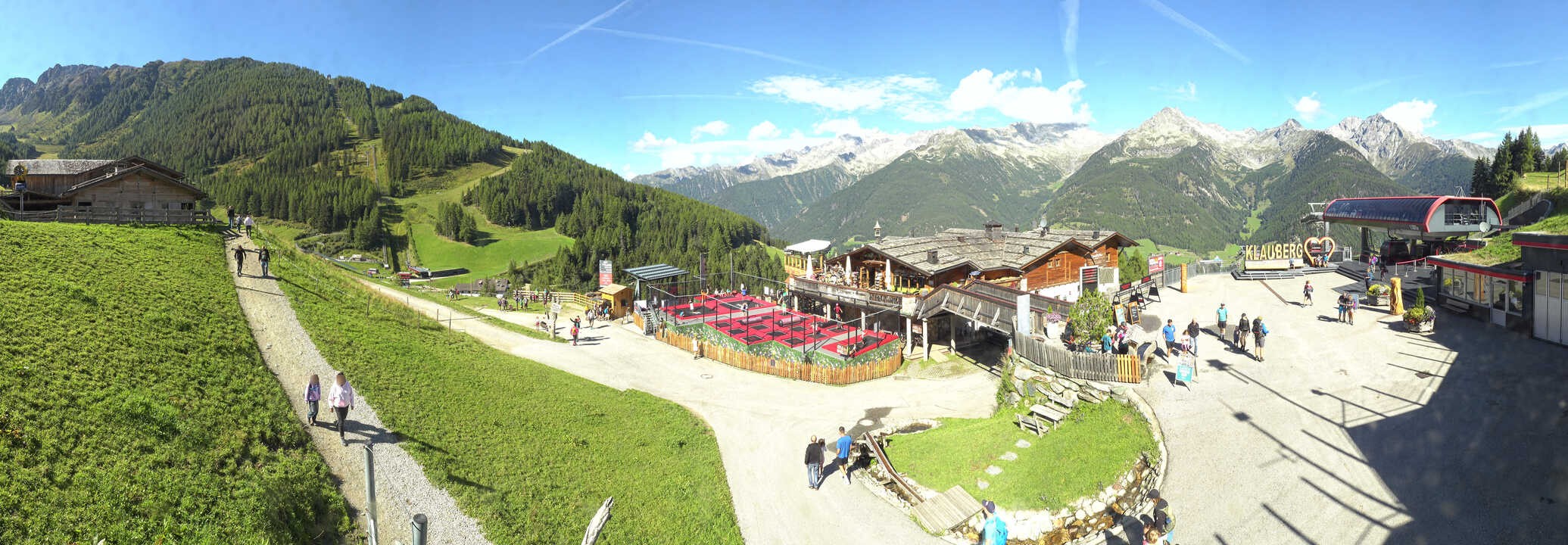 Archived image Webcam Klausberg - mountain restaurant Kristallalm in Ahrn Valley (South Tyrol)