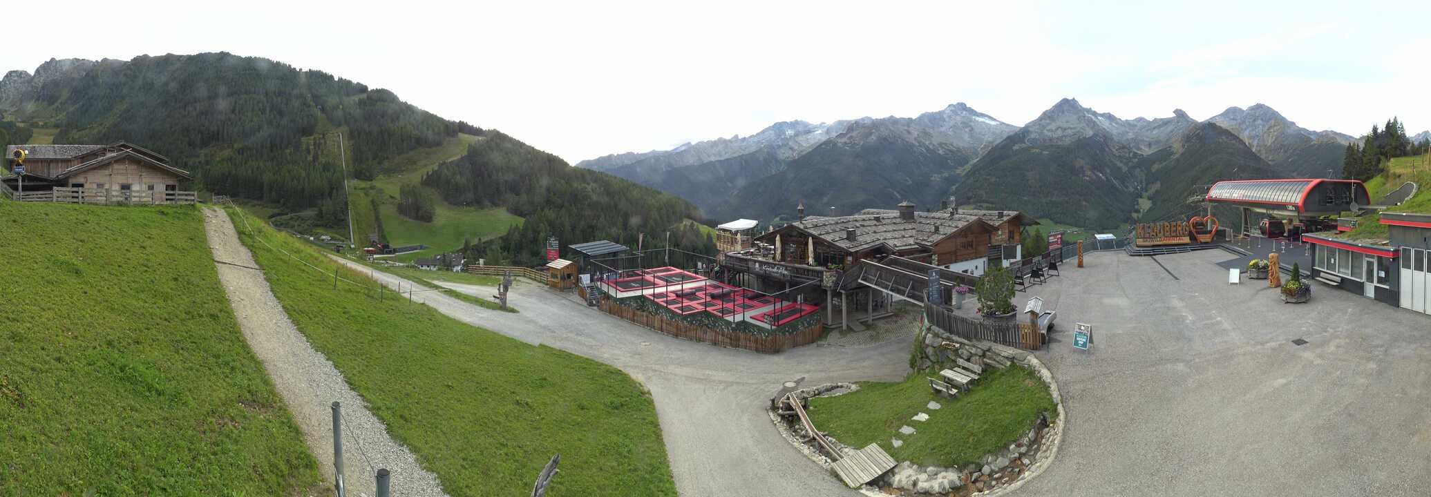 Archived image Webcam Klausberg - mountain restaurant Kristallalm in Ahrn Valley (South Tyrol)