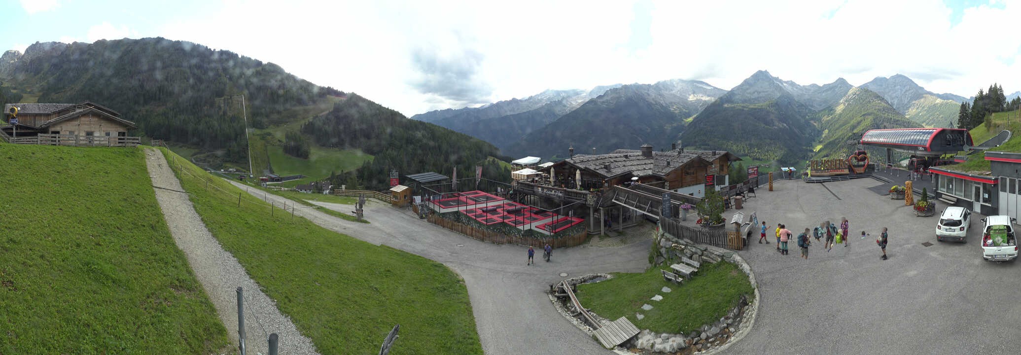 Archived image Webcam Klausberg - mountain restaurant Kristallalm in Ahrn Valley (South Tyrol)