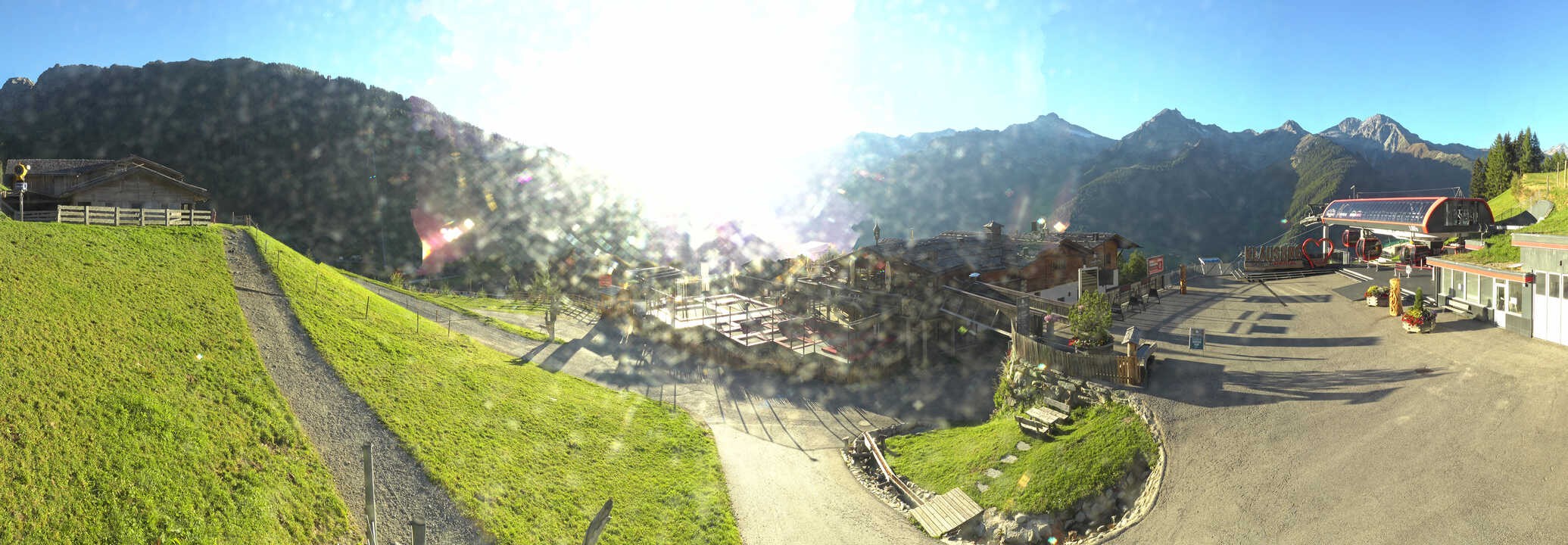 Archiv Foto Webcam Klausberg - Blick auf Kristallalm im Ahrntal (Südtirol)