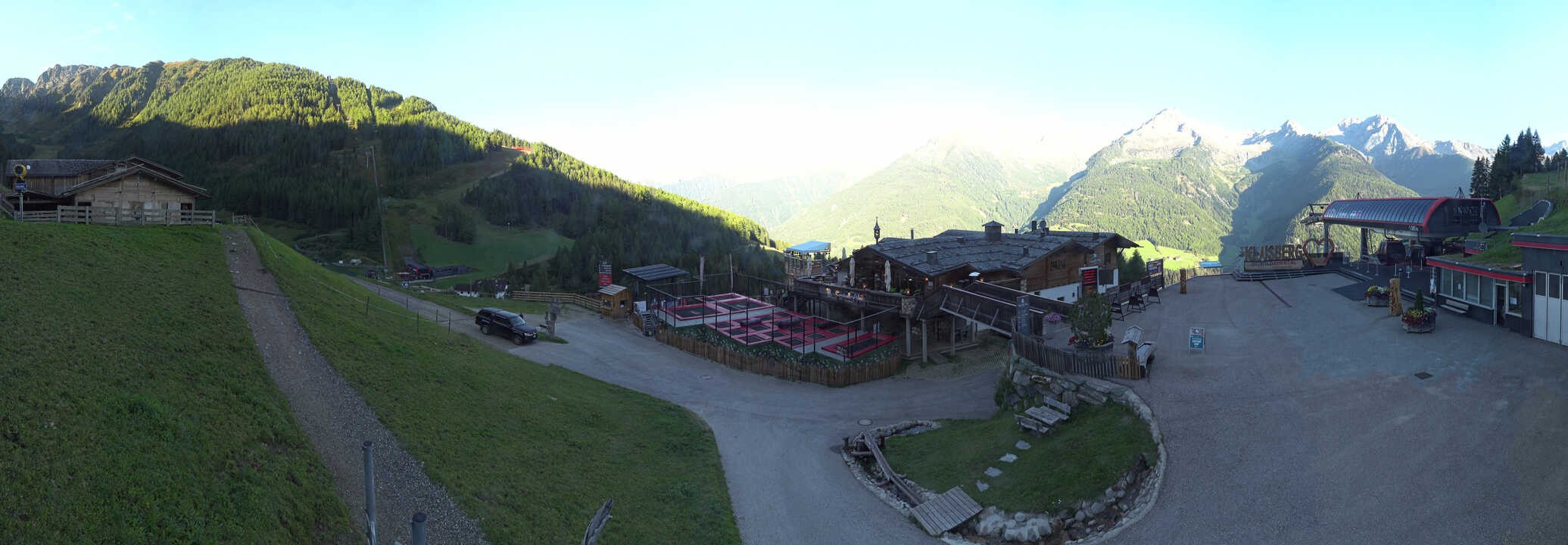 Archiv Foto Webcam Klausberg - Blick auf Kristallalm im Ahrntal (Südtirol)