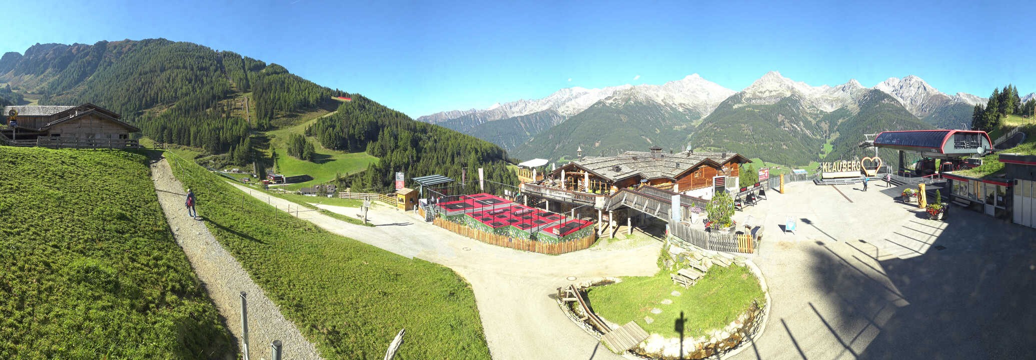 Archiv Foto Webcam Klausberg - Blick auf Kristallalm im Ahrntal (Südtirol)