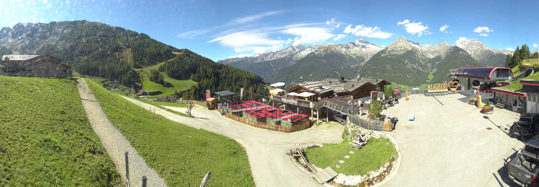 Archiv Foto Webcam Klausberg - Blick auf Kristallalm im Ahrntal (Südtirol)